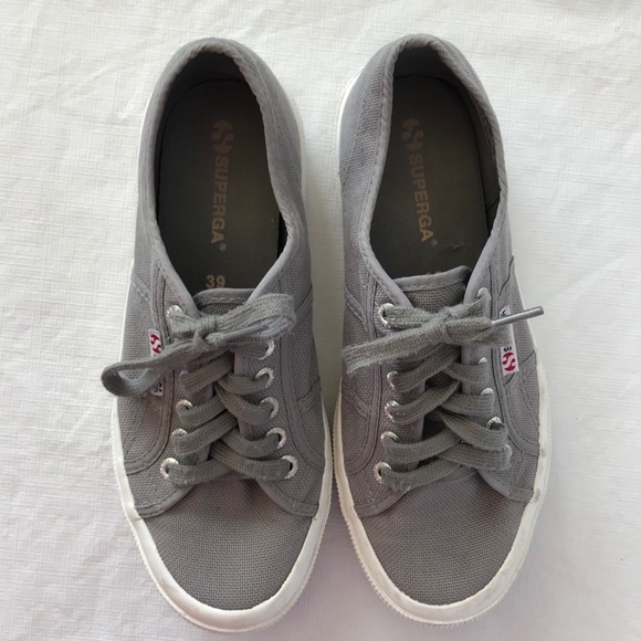 Superga Gray Canvas Sneakers - Picture 10 of 13